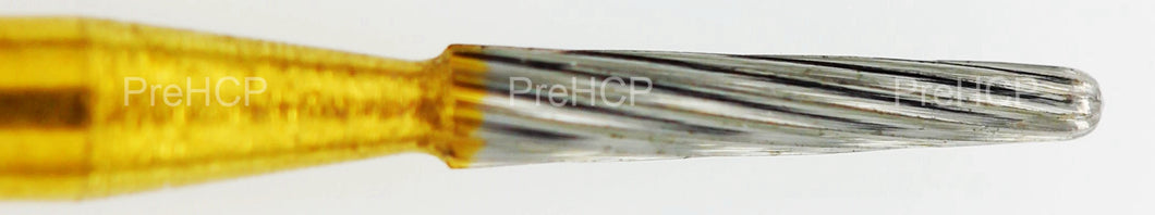 PreHCP 10pcs Tungsten carbide finishing burs FG 7702
