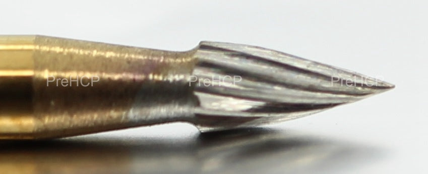 PreHCP 100pcs Tungsten carbide finishing burs FG 7108